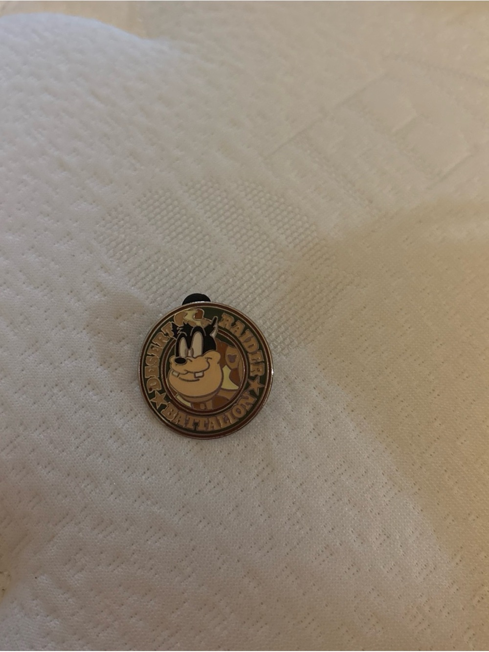 Disney DLR Hidden Mickey 2008 Pete Desert Raider Battalion Armed Pin